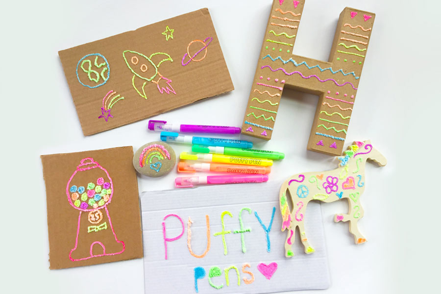 art and craft projects using OOLY magic puffy pens