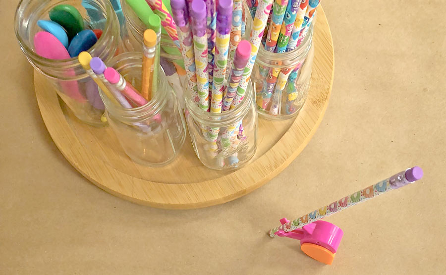 OOLY back to school pencils and crayons in jars