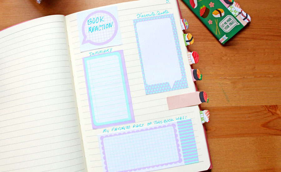 adding note pal sticky notes is a great journalling tips and tricks