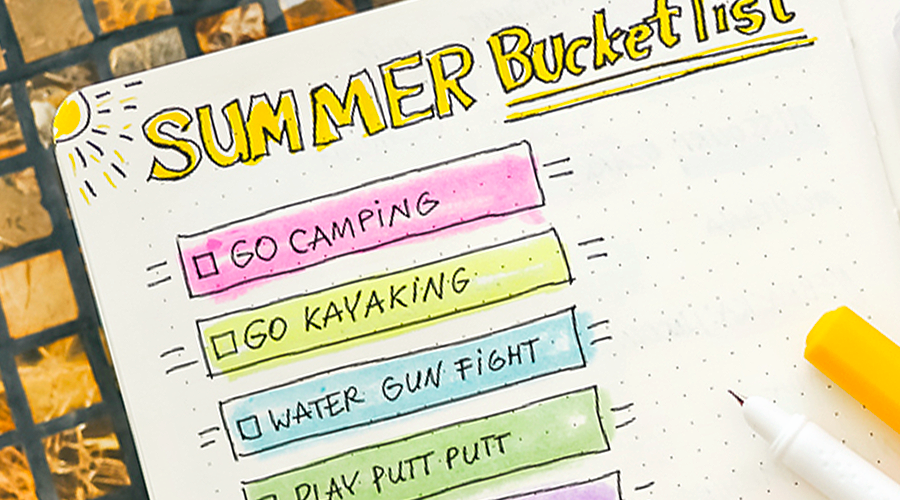 ooly.com summer bucket list travel journal blog