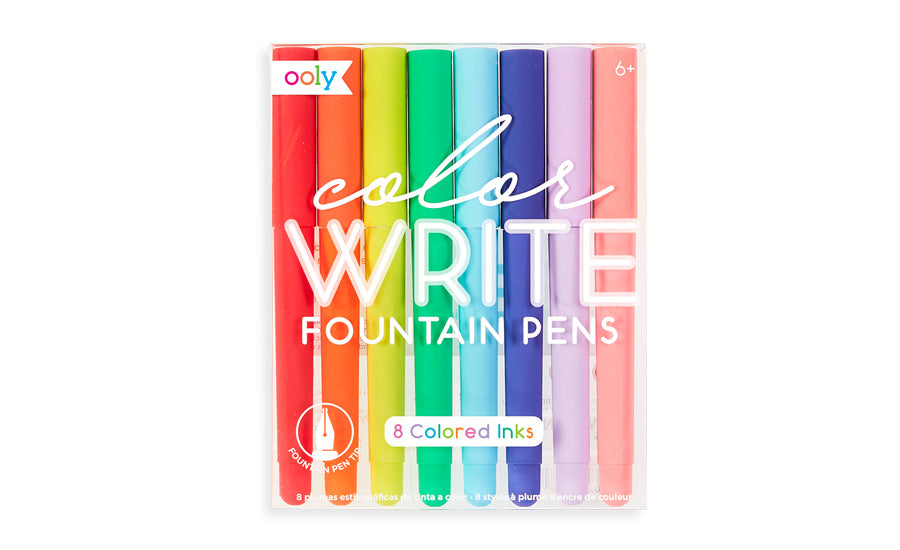 Color Write Fountain Pens make great holiday gifts