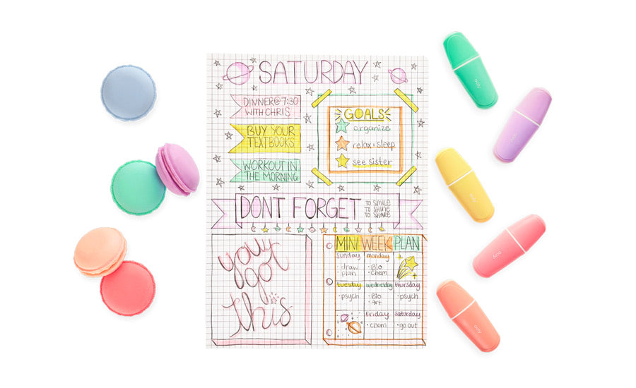 OOLY's Top Pastel Picks include erasers, highlighters and more! 