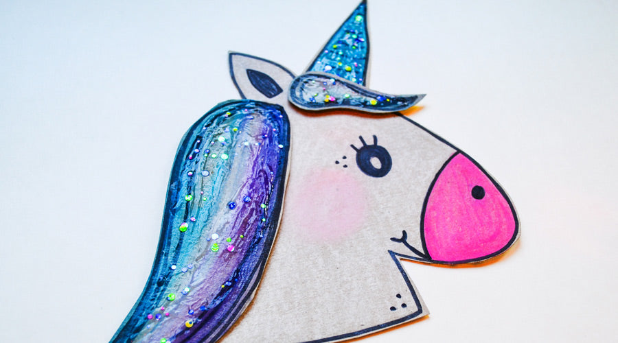Unicorn Crayon Box Kids Stocking Stuffer Gift Kids Coloring Unicorns  Valentines for Kids Kids Birthday Gift Black Owned Shop Art 
