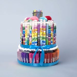 back to school cake with ooly products final